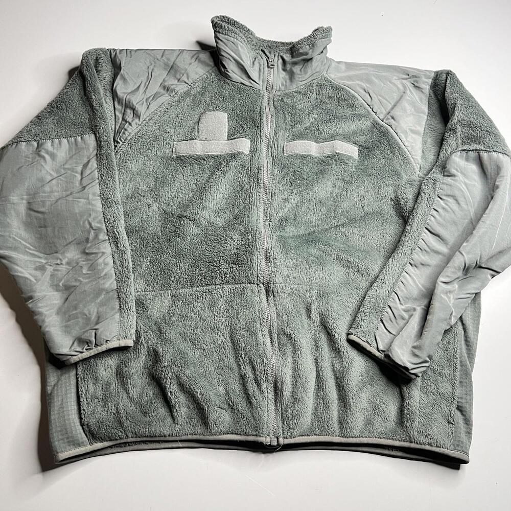 Peckham Jacket Mens XL Green Fleece Cold Weather GEN III Army Military ECWCS